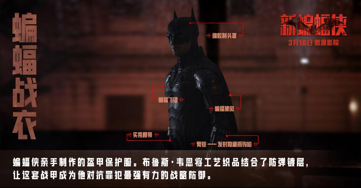 《新蝙蝠侠》发布装备分析图