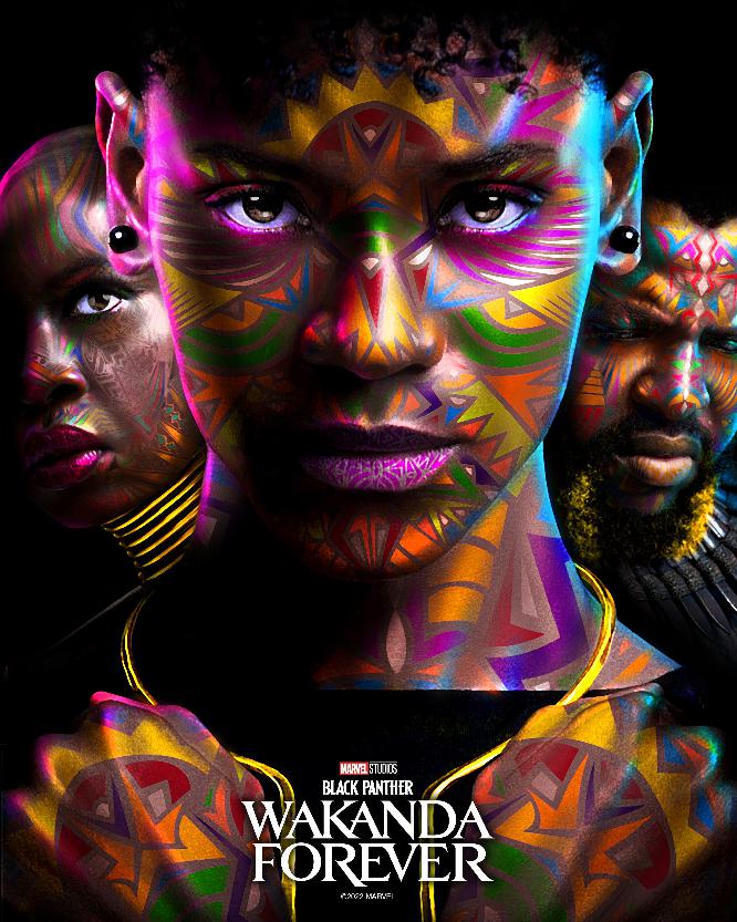 《黑豹：瓦坎达万岁》艺术海报