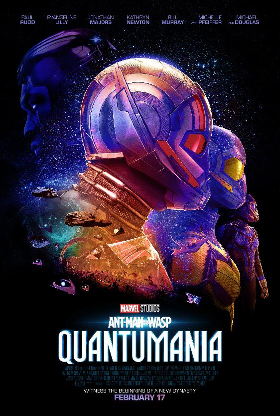 《蚁人与黄蜂女：量子狂潮》英文正式海报